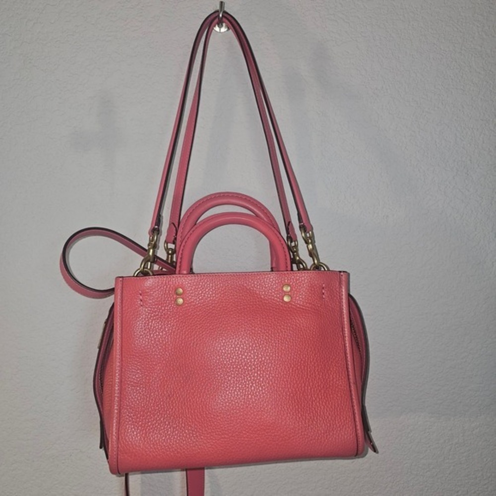 Disney x Coach Rogue 25 Minnie and Mickey watermelon leather suede - Picture 5 of 16